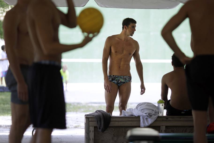  Allenamento di Michael Phelps a Baltimora, in vista dei campionati americani (Lapresse)